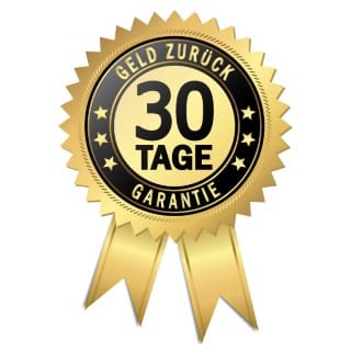 Zufriedenheitsgarantie - 30 Tage Geld zurück
